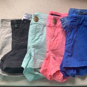 Lot of 6 American Eagle Shorty shorts!